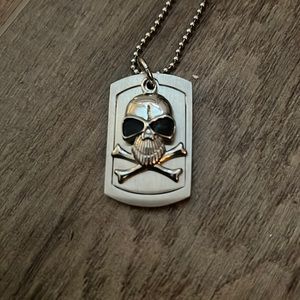 Harley Davidson Dog Tag Necklace